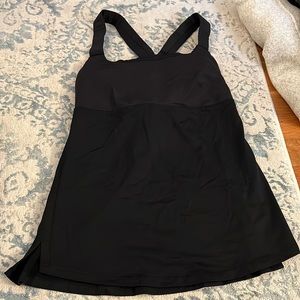 Lululemon Empire Waist Cross Back Top